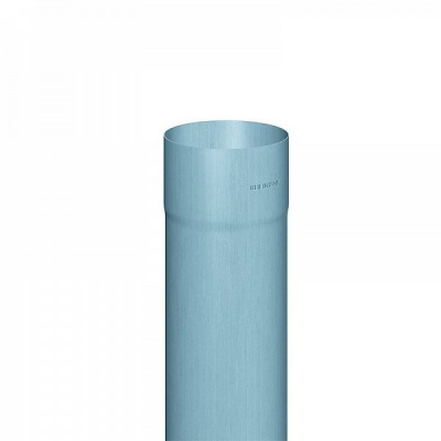 Детальное фото труба водосточная, l-2 м, d-100 мм, серо-голубой, rheinzink